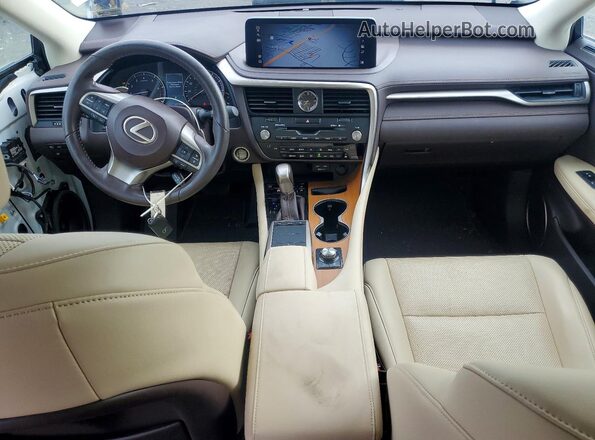 2T2HZMDA2LC245732 2020 LEXUS RX White Dashboard view