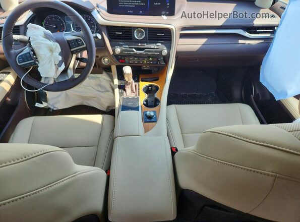 2T2HZMDA4LC218399 2020 LEXUS RX White წინა პანელის ხედი