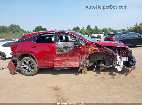 2T2HZMDA4MC303468 2021 LEXUS RX 350 Red Widok wnętrza 360 stopni