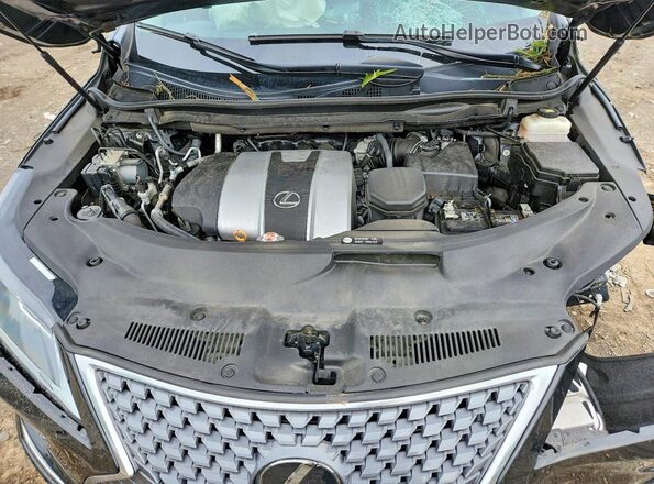 2T2HZMDA4NC327562 2022 LEXUS RX Black Vista del compartimento del motor