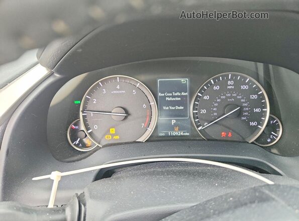 2T2HZMDA6LC240355 2020 LEXUS RX White Widok zestawu wskaźników