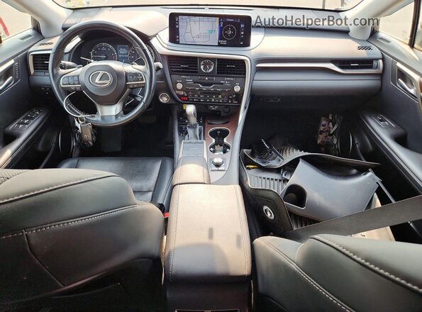 2T2HZMDA7MC258803 2021 LEXUS RX Silver Widok deski rozdzielczej