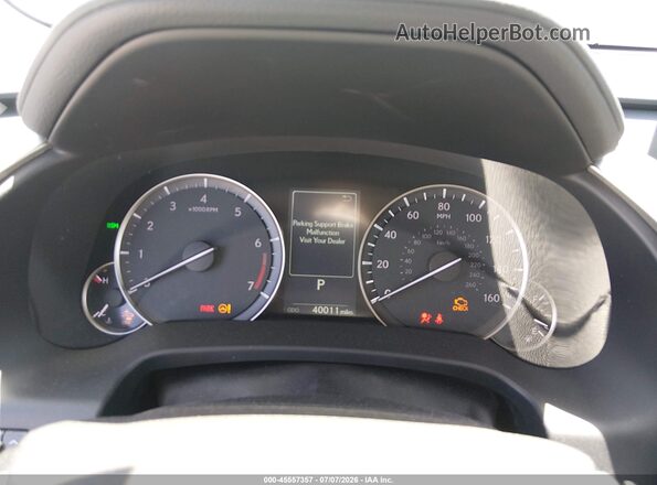 2T2HZMDA7NC309119 2022 LEXUS RX 350 White უკანა სავარძლების ხედი