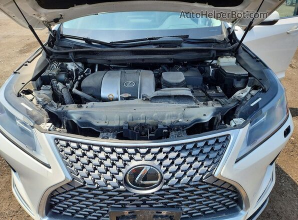 2T2HZMDA8NC363366 2022 LEXUS RX White Vista del compartimento del motor
