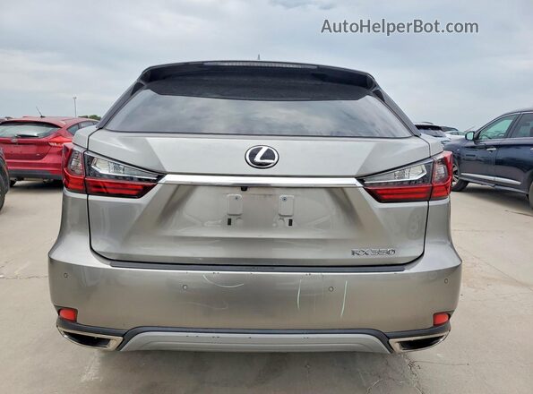 2T2HZMDA9LC237501 2020 LEXUS RX Бежевый Вид сзади