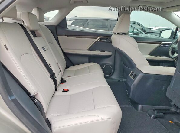 2T2HZMDA9LC237501 2020 LEXUS RX Бежевый Вид задней части салона