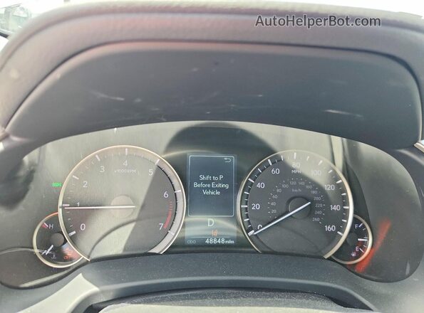 2T2HZMDAXLC248894 2020 LEXUS RX Gray Սարքավորումների վահանակի տեսք