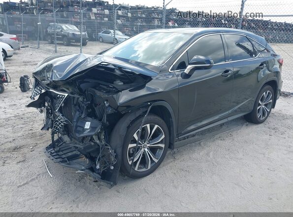 2T2HZMDAXNC329591 2022 LEXUS RX 350 Black Առջևի ձախ երեք քառորդ տեսարան