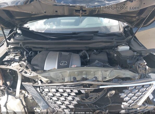 2T2HZMDAXNC329591 2022 LEXUS RX 350 Black Հետևի տեսք