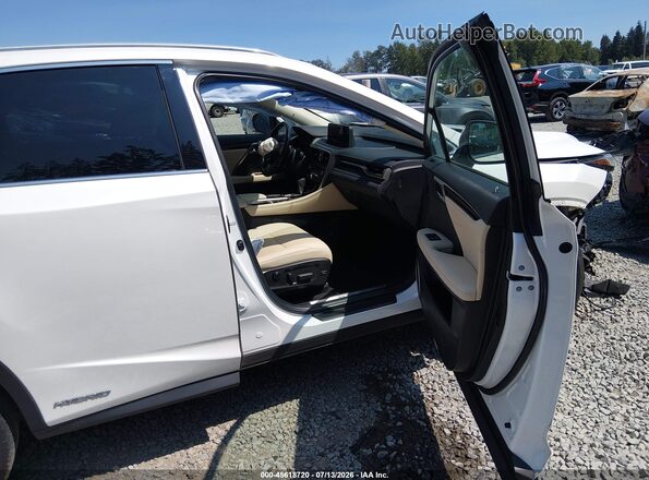 2T2JGMDA1NC093517 2022 LEXUS RX 450H Белый Вид салона спереди