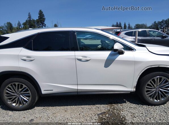 2T2JGMDA1NC093517 2022 LEXUS RX 450H Белый Панорамный вид салона 360°