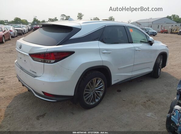 2T2JGMDA2MC070875 2021 LEXUS RX 450H White Rear right