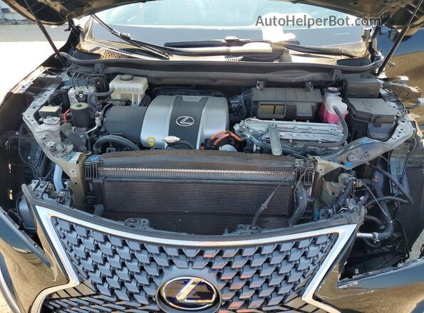 2T2JGMDA2NC084440 2022 LEXUS RX Black Շարժիչի բաժամունքի տեսք