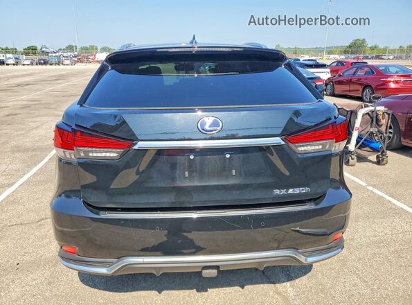 2T2JGMDA2NC084440 2022 LEXUS RX Black Հետևի տեսք