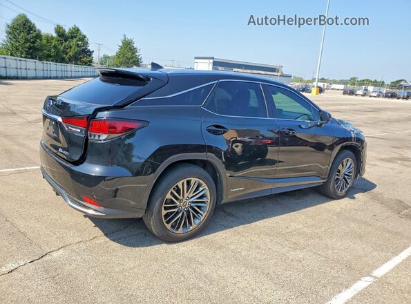 2T2JGMDA2NC084440 2022 LEXUS RX Black Հետևի աջ