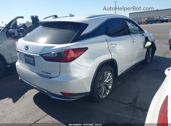 2T2JGMDA4LC045457 2020 LEXUS RX 450H White Հետևի աջ