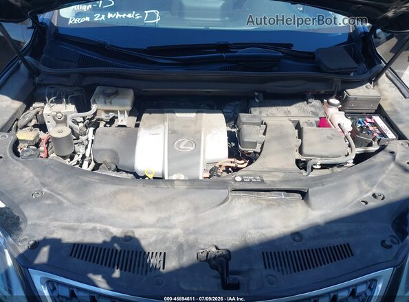2T2JGMDA4LC051095 2020 LEXUS RX 450H Black უკანა ხედი