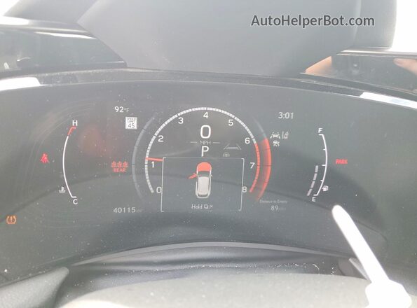 2T2KGCEZ8RC046610 2024 LEXUS NX Gray Вид щитка приладів
