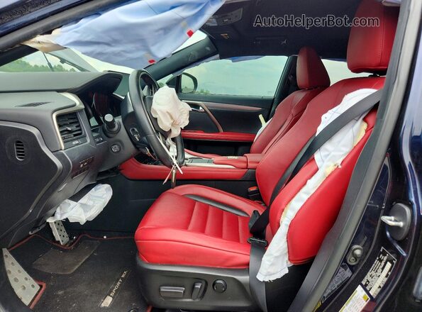 2T2SZMAA1MC209333 2021 LEXUS RX Blue Вид салону спереду