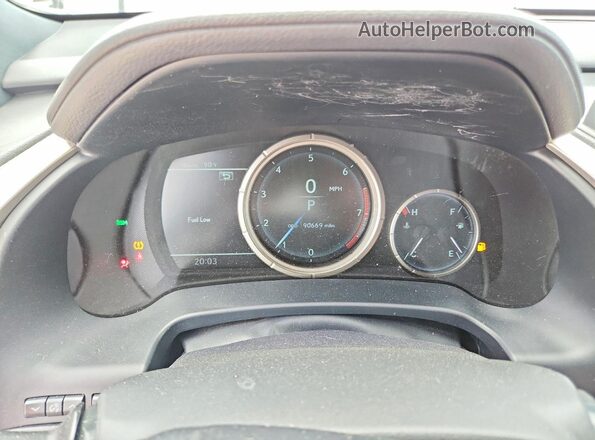 2T2SZMAA1MC209333 2021 LEXUS RX Blue Вид щитка приладів