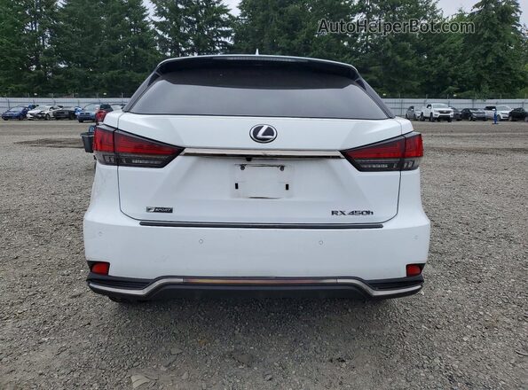 2T2YGMDA0LC055675 2020 LEXUS RX White Հետևի տեսք