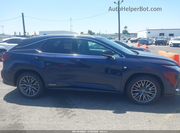 2T2YGMDA4NC084129 2022 LEXUS RX 450H Blue Вид спереду