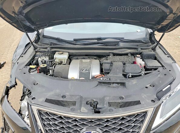 2T2YGMDA5MC071887 2021 LEXUS RX Black ძრავის განყოფილების ხედი