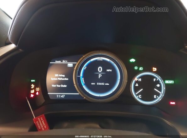 2T2YGMDA6LC051498 2020 LEXUS RX 450H Navy Vista de los asientos traseros