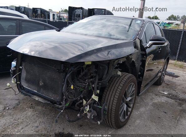 2T2YGMDA8LC047193 2020 LEXUS RX 450H Black Առջևի ձախ երեք քառորդ տեսարան