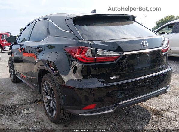 2T2YGMDA8LC047193 2020 LEXUS RX 450H Black Հետևի ձախ