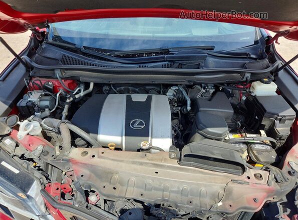 2T2YZMDA9MC272248 2021 LEXUS RX Red Вид підкапотного простору
