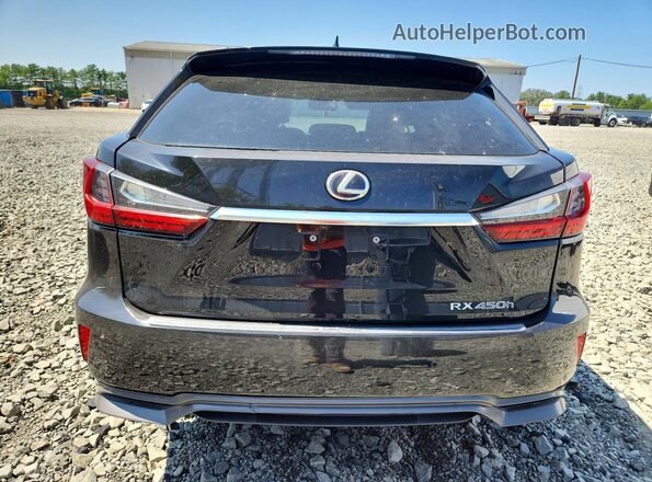 2T2ZFMCA1GC001333 2016 LEXUS RX Black Հետևի տեսք