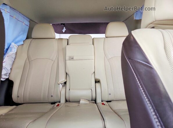 2T2ZZMCA0HC058633 2017 LEXUS RX Tan Հետևի նստատեղերի տեսք