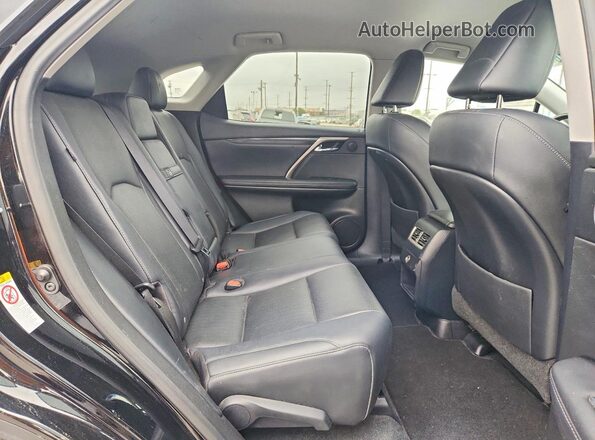 2T2ZZMCA0HC074024 2017 LEXUS RX Black Widok wnętrza z tyłu
