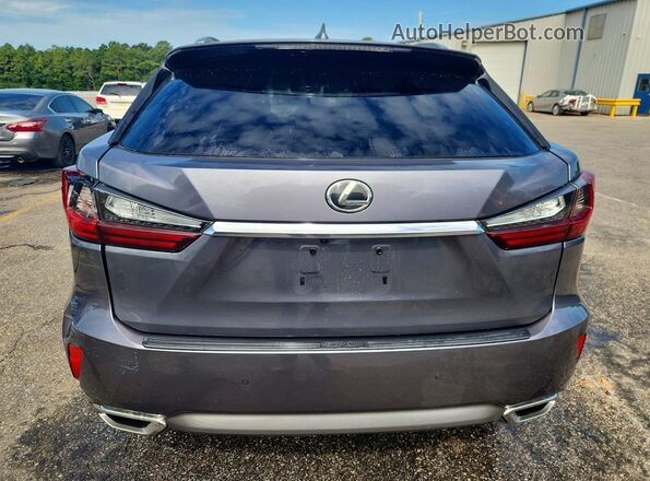 2T2ZZMCA1GC034095 2016 LEXUS RX Charcoal Rear view