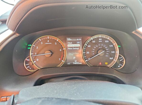 2T2ZZMCA1GC034095 2016 LEXUS RX Charcoal Instrument cluster view