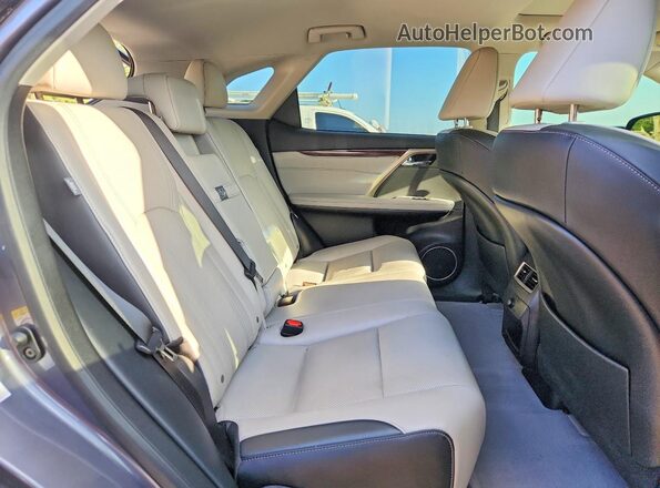 2T2ZZMCA1GC034095 2016 LEXUS RX Charcoal Rear seats view