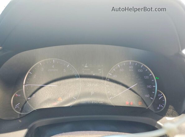 2T2ZZMCA1JC114486 2018 LEXUS RX Silver Instrument cluster view