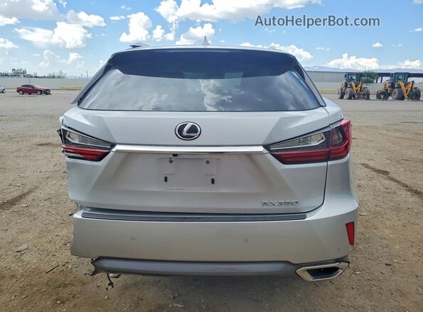 2T2ZZMCA1JC114486 2018 LEXUS RX Silver Rear view