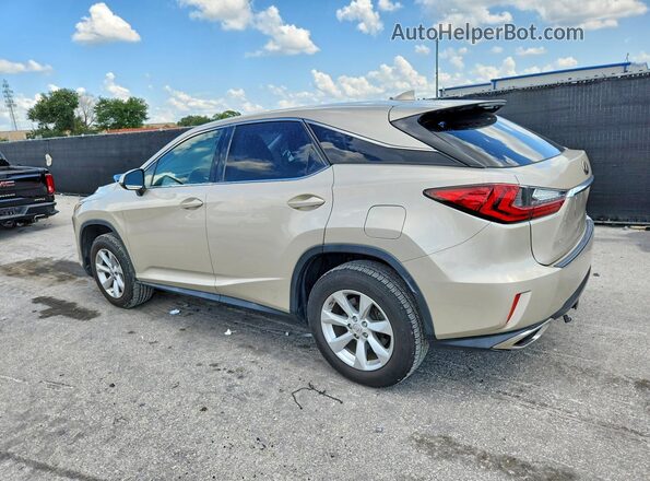 2T2ZZMCA2GC018889 2016 LEXUS RX Tan Rear left