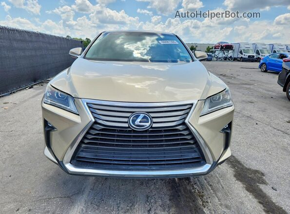 2T2ZZMCA2GC018889 2016 LEXUS RX Tan Front view