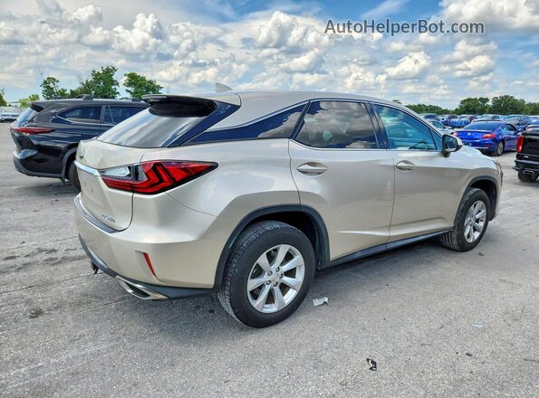 2T2ZZMCA2GC018889 2016 LEXUS RX Tan Rear right