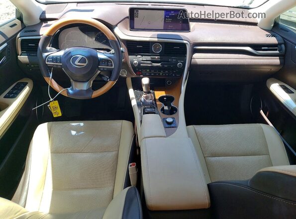 2T2ZZMCA2HC074798 2017 LEXUS RX Silver წინა პანელის ხედი