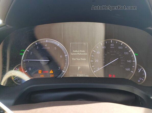 2T2ZZMCA2JC099125 2018 LEXUS RX Silver Вид щитка приладів