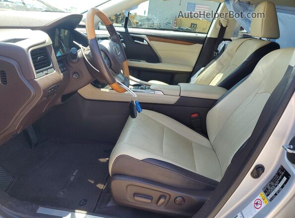 2T2ZZMCA2JC099125 2018 LEXUS RX Silver Вид салону спереду