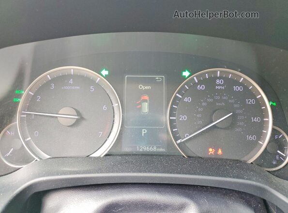 2T2ZZMCA2JC111094 2018 LEXUS RX White Instrument cluster view