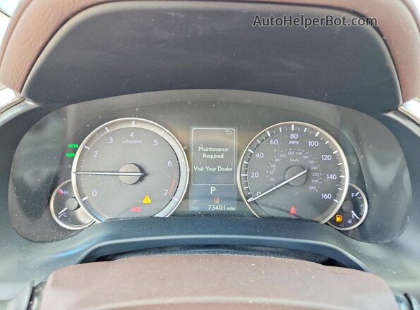 2T2ZZMCA2JC113847 2018 LEXUS RX Gold Widok zestawu wskaźników