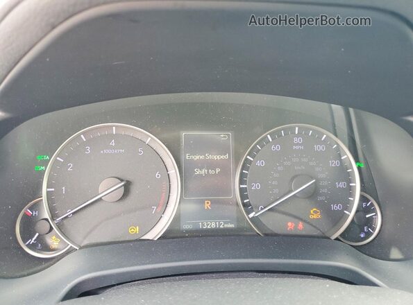 2T2ZZMCA2KC124042 2019 LEXUS RX White Widok zestawu wskaźników