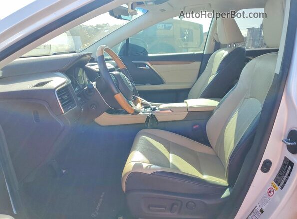 2T2ZZMCA2KC135736 2019 LEXUS RX White წინა სალონის ხედი