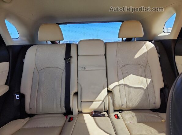 2T2ZZMCA2KC135736 2019 LEXUS RX White უკანა სავარძლების ხედი